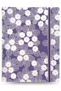 Тефтер Filofax A5 Notebook Impressions Purple&White